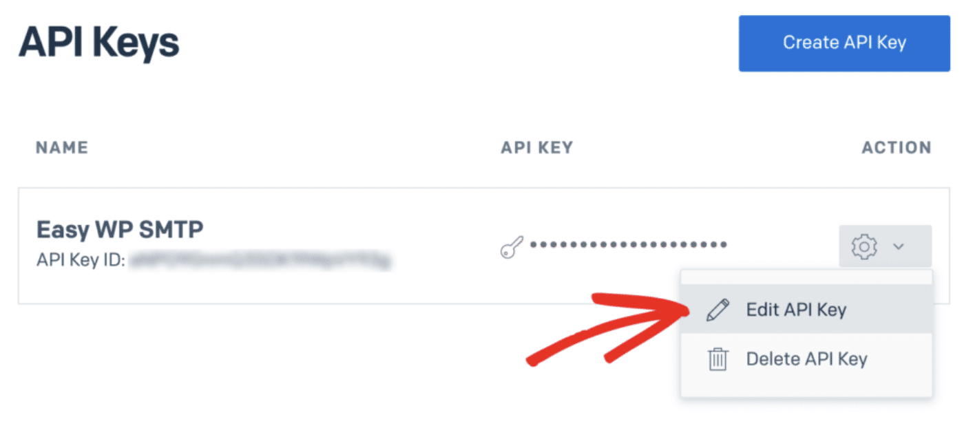 Edit SendGrid API Key Edit SendGrid API key