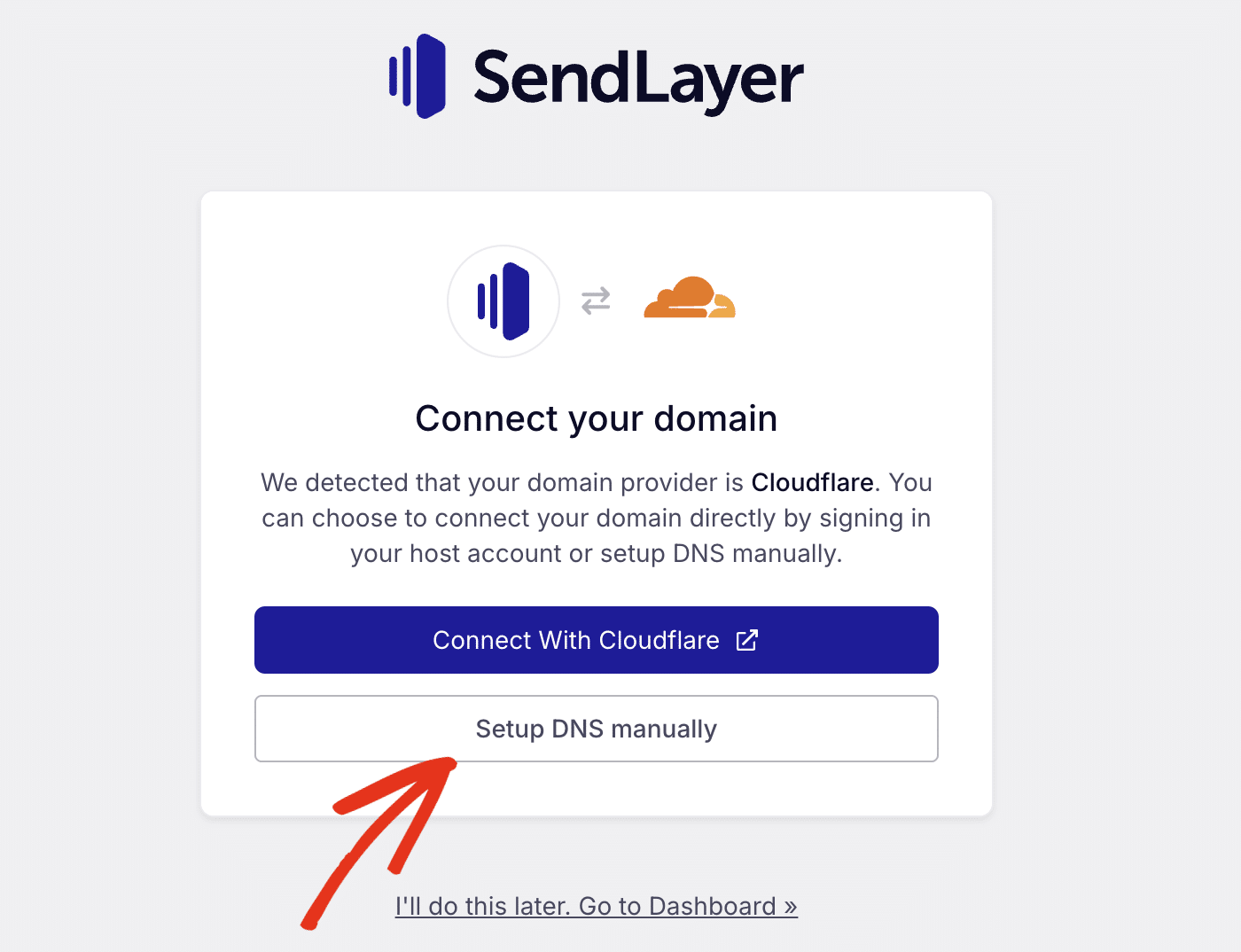Setup DNS manually