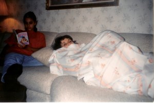 Aunt Maryann napping