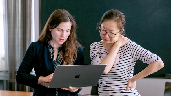 Martin Munz (in blue) with colleagues.