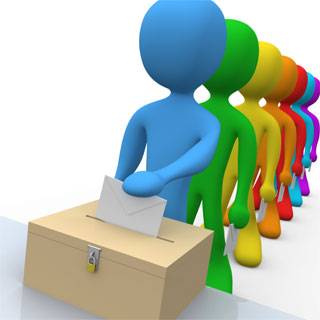 colourful voters