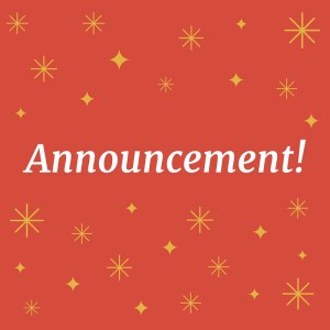 Announcement!