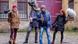 A group of four journalism and media design trainees with sound and camera equipment reporting on the Berlinale film festival. A group of four journalism and media design trainees with sound and camera equipment reporting on the Berlinale film festival.