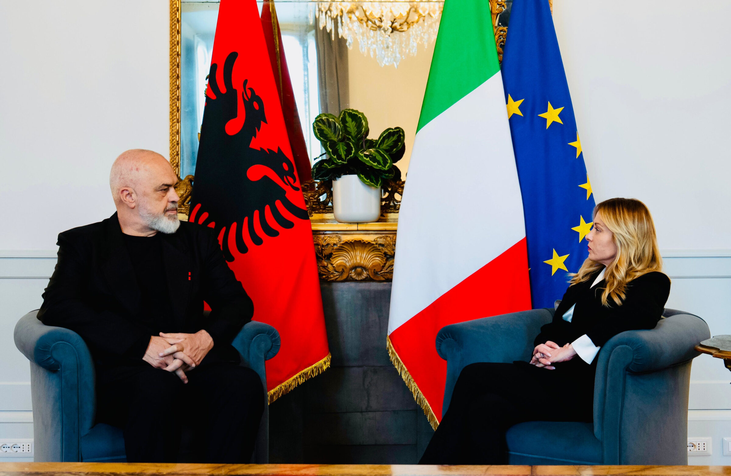 MEPs made a visit to inspect the controversial removal centre that brought legal trouble for Italy's far-right presidency