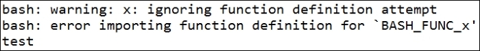 Bash vulnerabilities