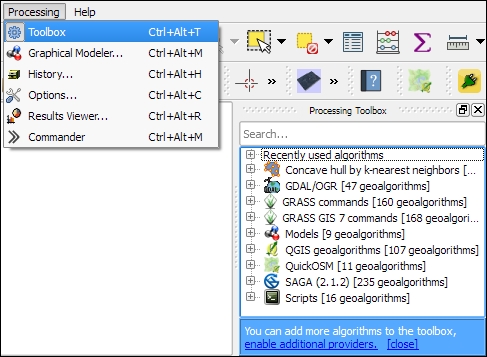Vector and raster analysis with Processing