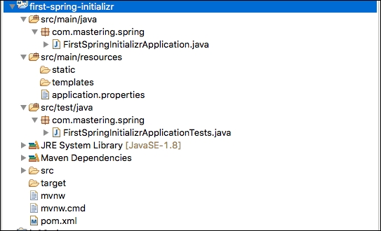 Creating Your First Spring Initializr Project