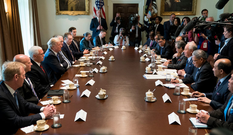 Image result for Trump welcomes Najib Razak to The White House