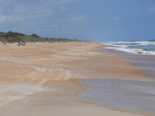 deserted beach