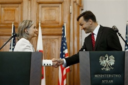 Poland US Clinton