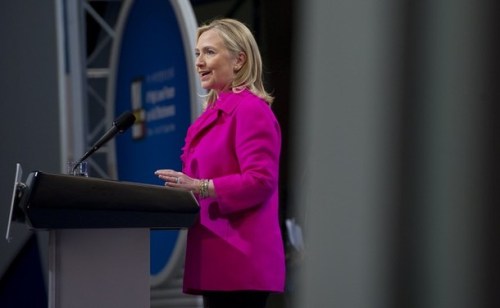 US Secretary of State Hillary Clinton de