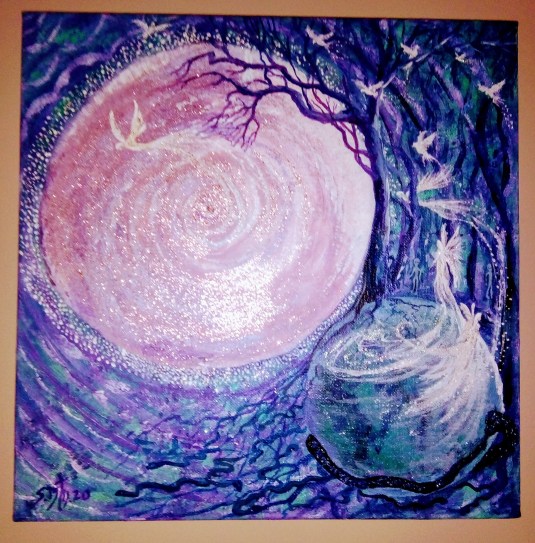 New Earth- Finished Painting