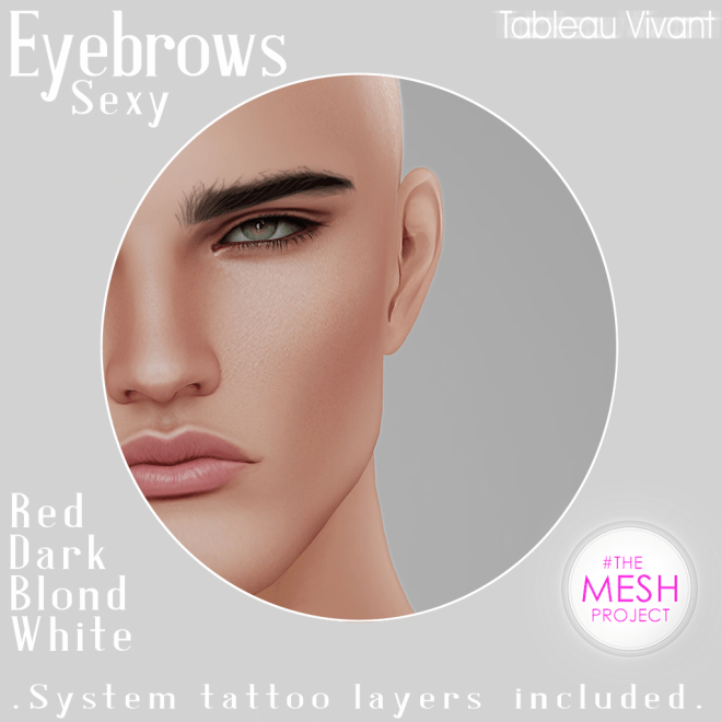~Tableau Vivant~ Eyebrows_AD_Sexy