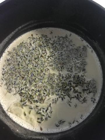 OrganicLavenderFlowersLatte