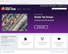 Mozilla Firefox offers an add-ons directory