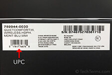 Bose QC35 headphones UPC
