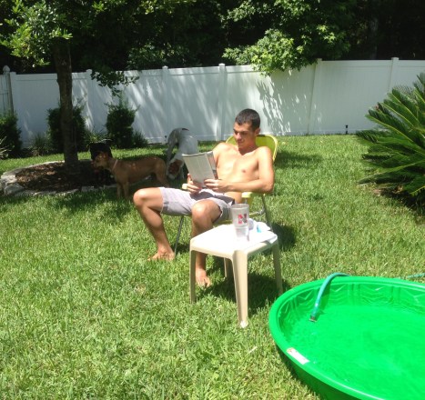 Backyard Lounging