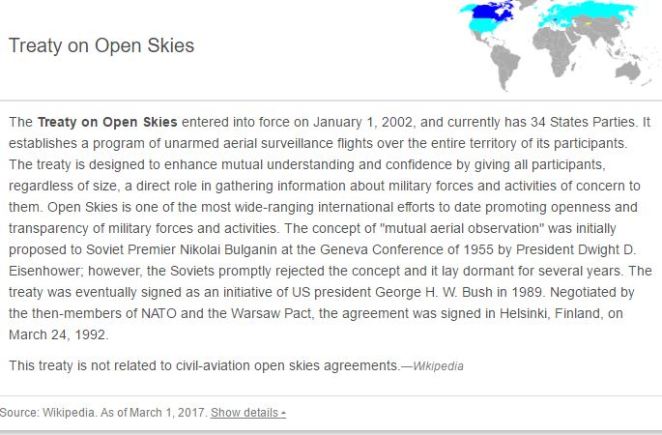 open skies treaty