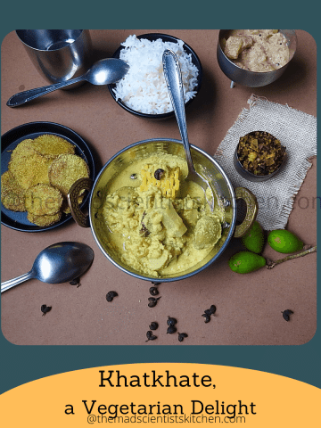 An ultimate delight for the vegetarian palate. A Goan delicacy Khatkhate.