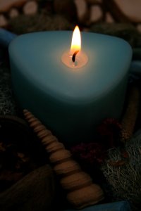 burning candle