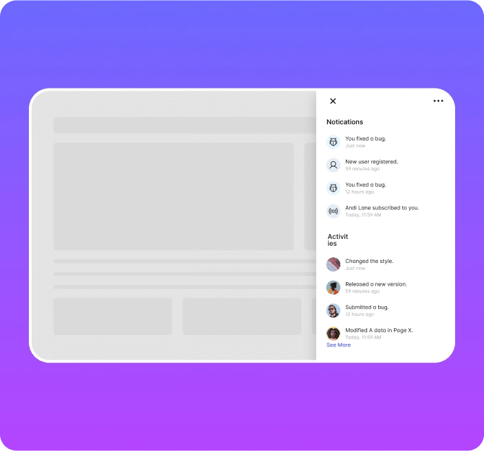 Notifications Activity Right Popup | The Plus Addons for Elementor Notifications activity right popup popup builder for elementor from the plus addons for elementor