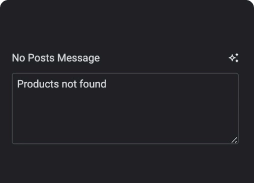 Set No Product Found Message | The Plus Addons for Elementor Set no product found message woocommerce product for elementor from the plus addons for elementor