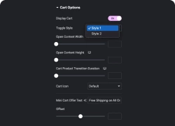 Woo Mini Cart Options | The Plus Addons for Elementor Woo mini cart options header extras for elementor from the plus addons for elementor