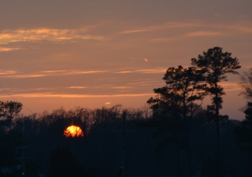 sun setting 2-9-2014 5-31-18 PM