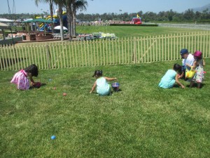 After watching a few races, it was time for the main event. And after all the running around we do at home and with our adventures they did just fine beating out the crowd.
