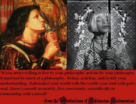 Philosophy is a double edged sword.
