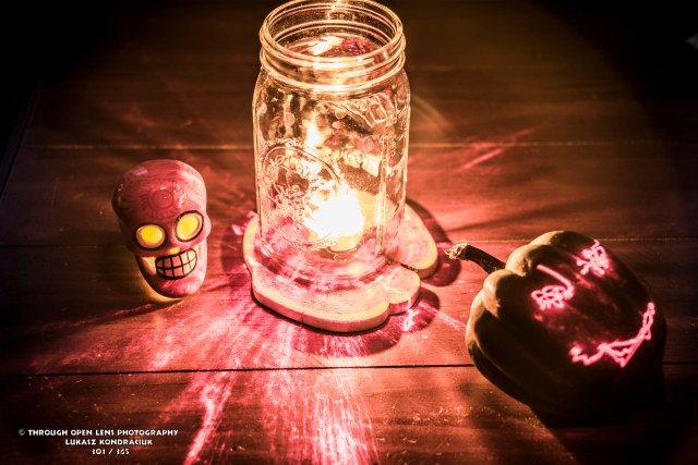 spooky candle