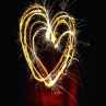 heart shaped fireworks