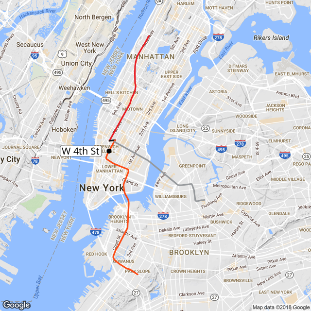 w 4th street subway