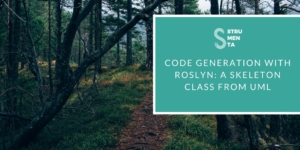 Code Generation with Roslyn: a Skeleton Class from UML