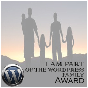 I Am Part of the Wordpress Family Award
