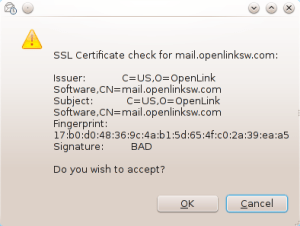 evolution-confirm-ssl-exception