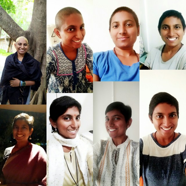 Me through the months, shaved head, ShwethaKrish, ShoePenLens
