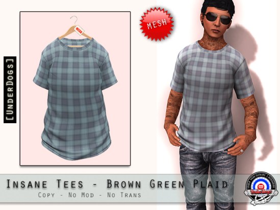 mp ad brown green plaid