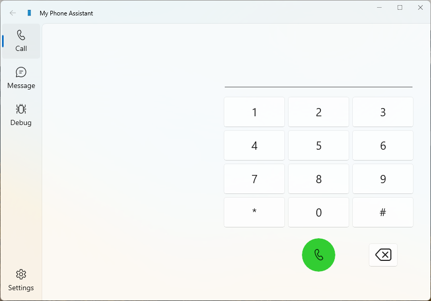 Screenshot: Main Page