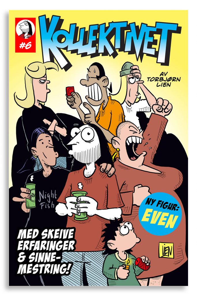 Digitale tegneseriehefter (e-bøker) med Kollektivet.