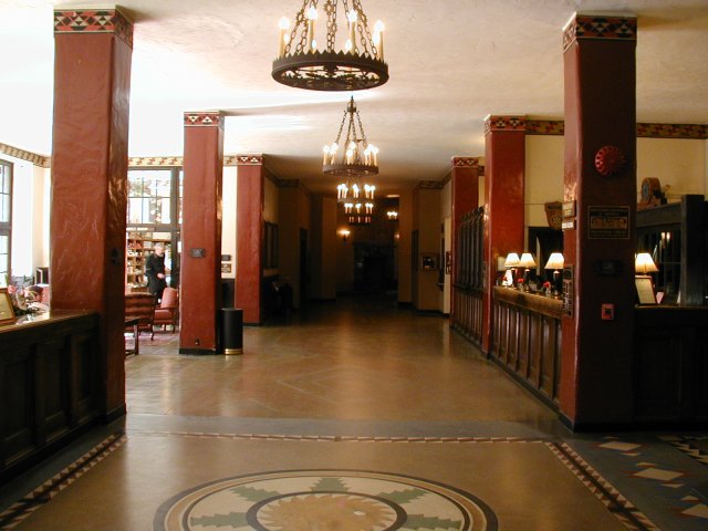 The Ahwahnee Hotel main lobby The Ahwahnee Hotel main lobby