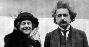 With wife Elsa 19222