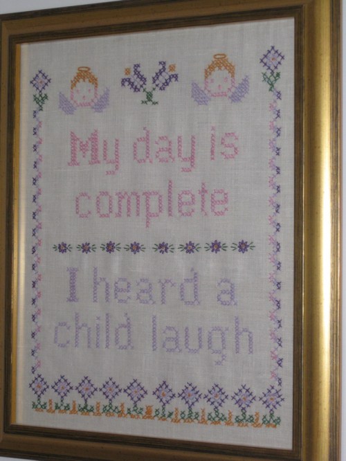 A child's laugh