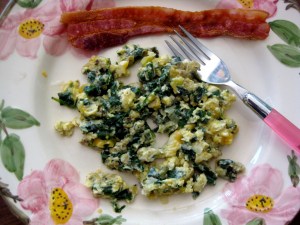 My version of Green Eggs and Ham. (Pictures by Marylin Warner)