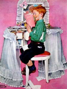 Norman Rockwell knew kids need a lot of supervision...writers know that kids' antics also make good stories.