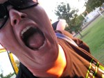 open-mouth scream