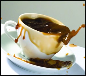 coffee spill