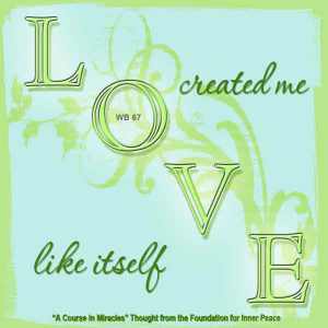 LoveCreatedMeLikeItself