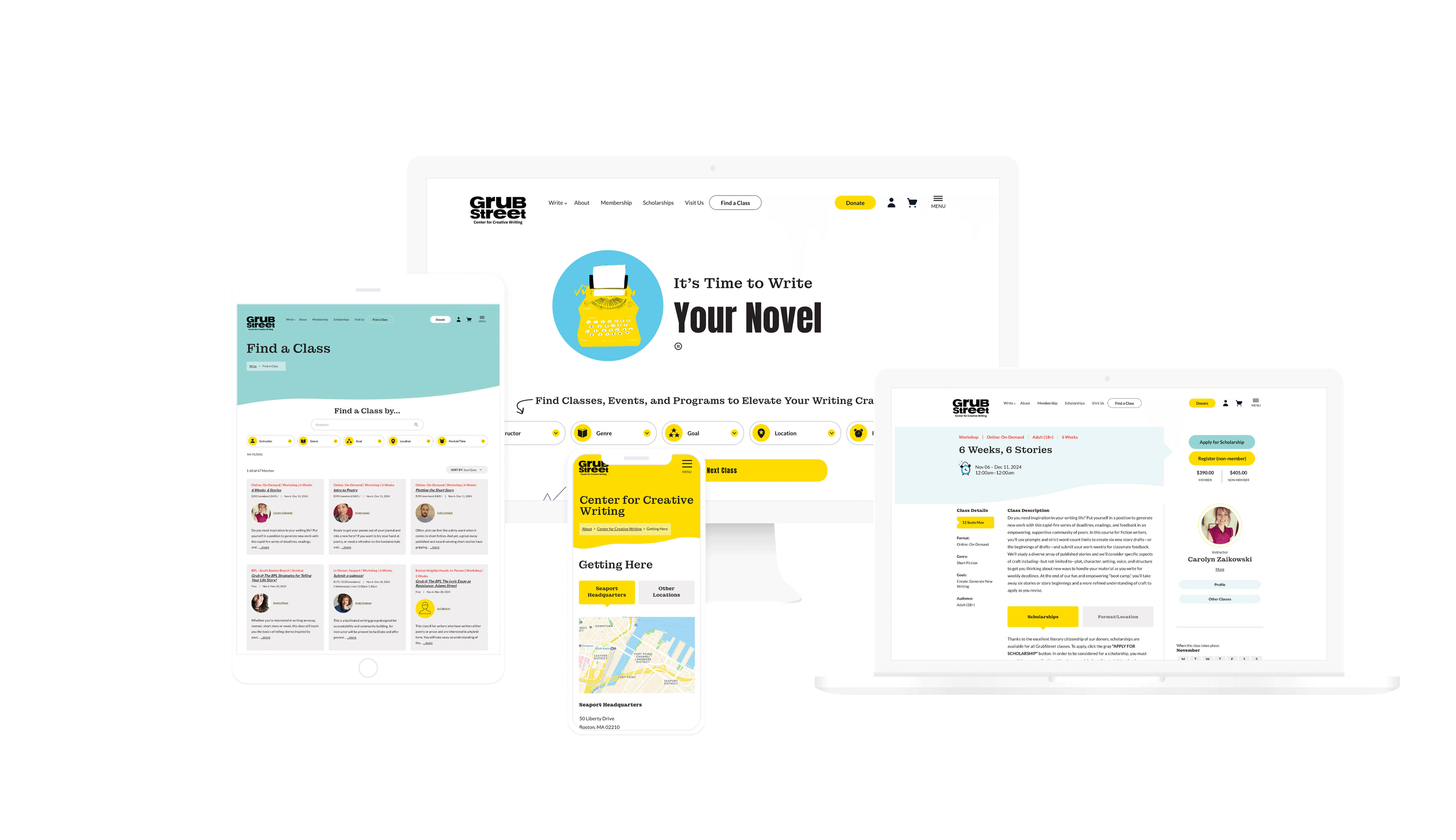 Grub Street Mockup