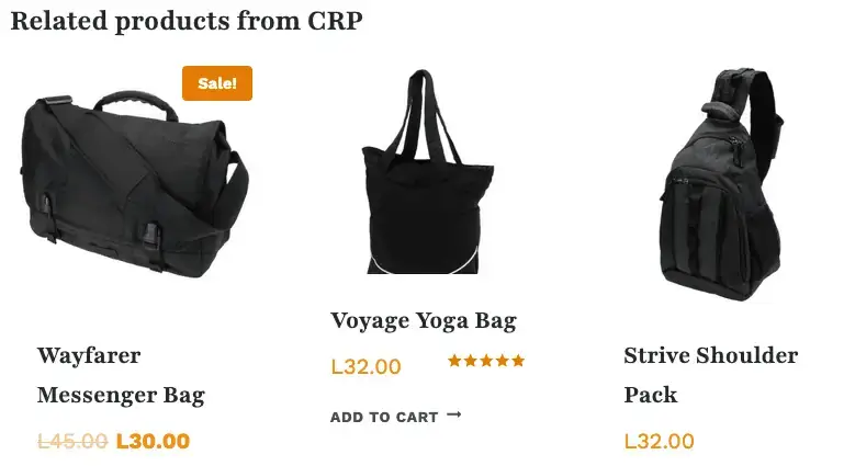 Related Products for WooCommerce